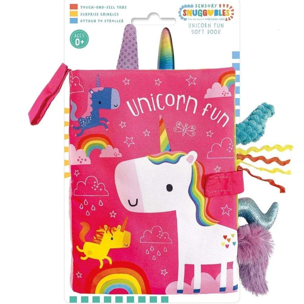 Sensory Snuggables Unicorn‎ Fun by Robinson Alexandra Soft Baby Book Activity